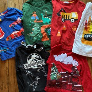Boys size 5 long sleeve lot